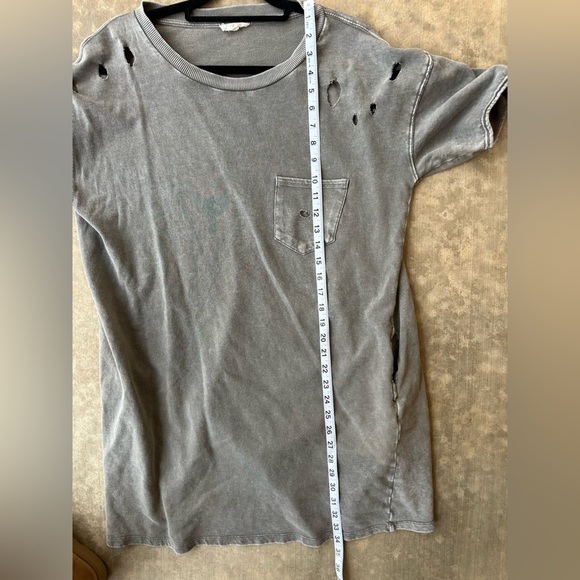 Easel Gray Short Sleeve Dress - Picture 6 of 6